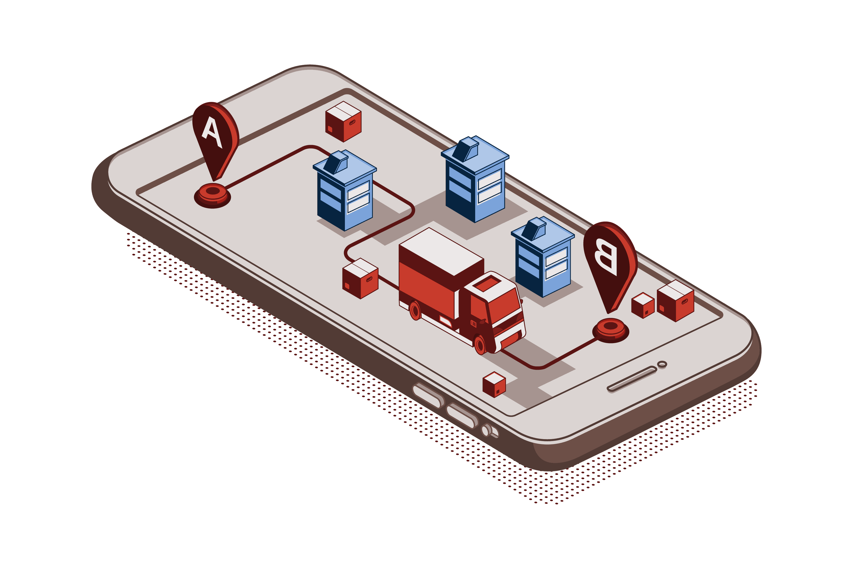 中国博彩平台 logistics platform graphic